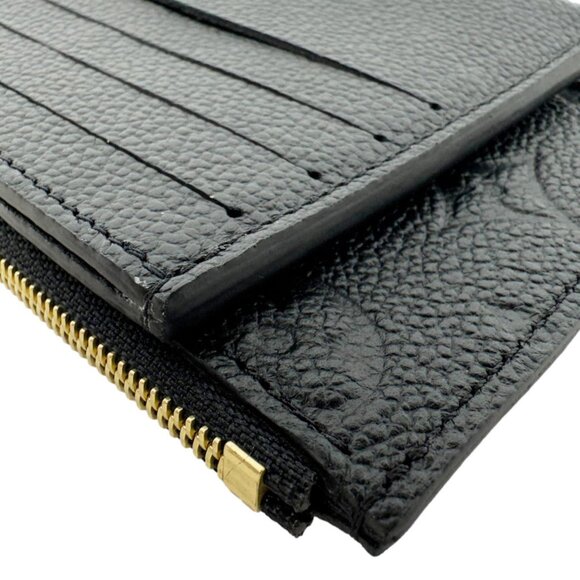 Louis Vuitton  Monogram Empreinte Leather Insert Card Holder Black - Picture 8 of 11